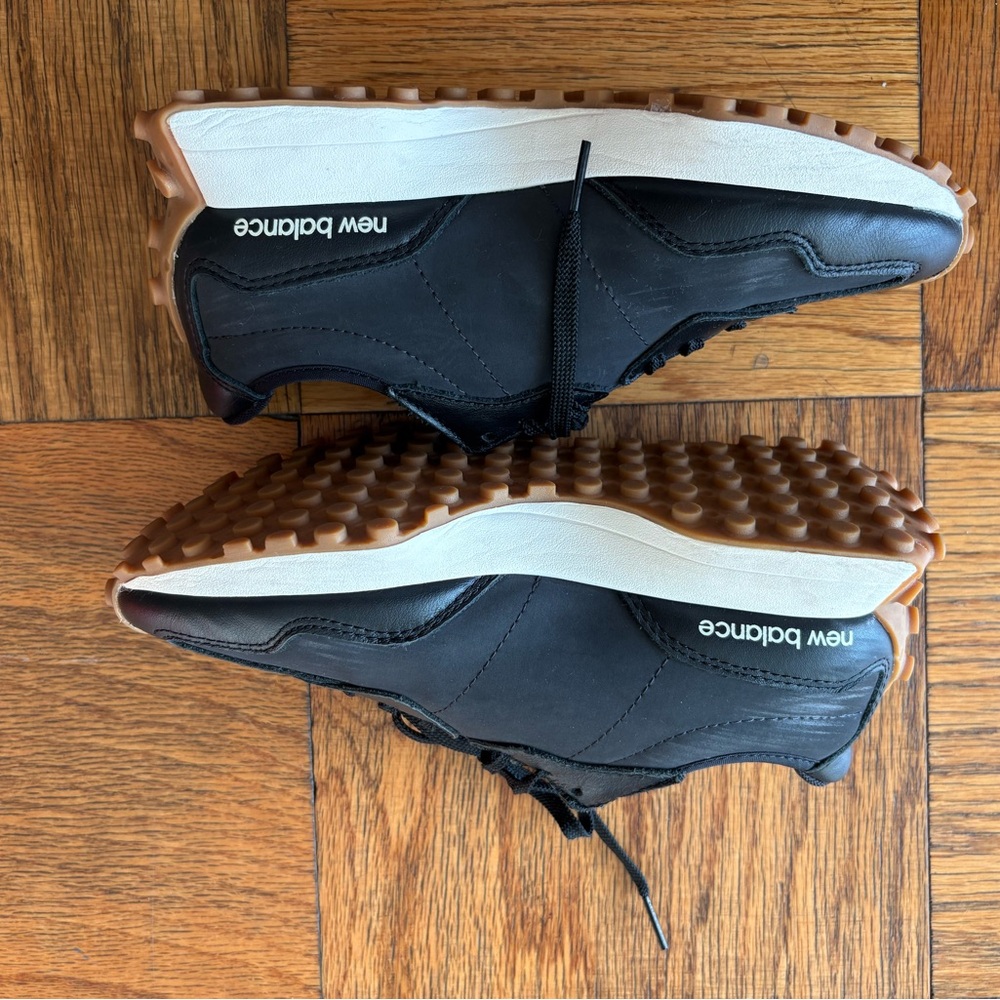 New Balance Black and White Sneakers Modern Minimalist Design